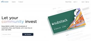 WeFunder crowdfunding platform