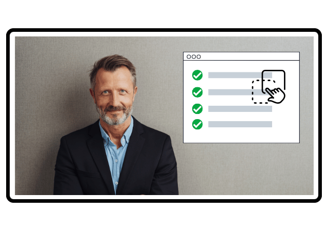 man creating an onboarding form using a document collection software